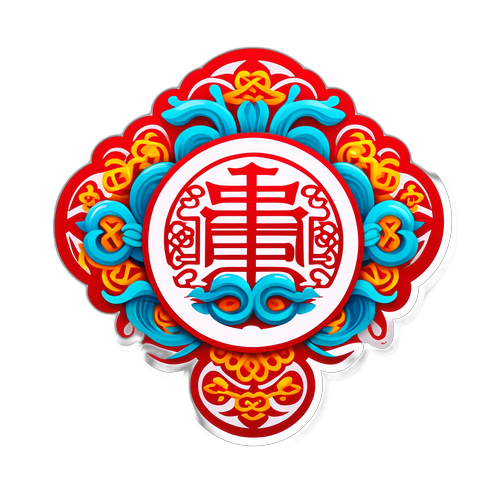 中华传统文化贴纸