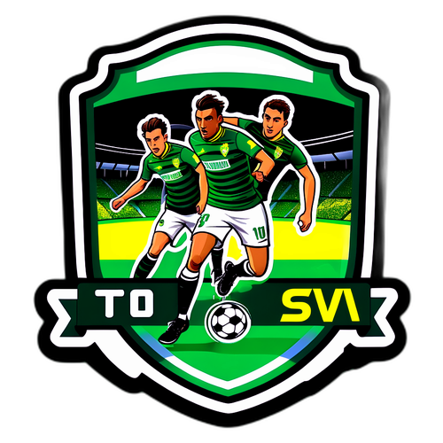 Sticker Aksi Bola Sepak Tondela vs Sporting