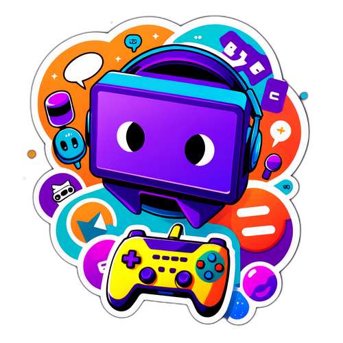 Σχεδίαση Αυτοκόλλητου με Θέμα Twitch