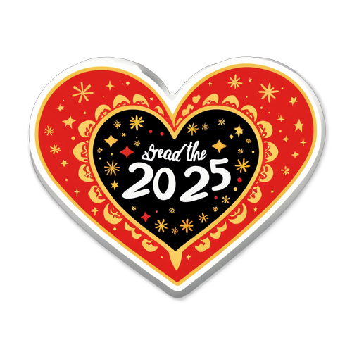 Sticker Perayaan Tahun Baru 2025