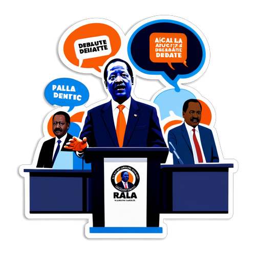 Sticker ya Mjadala wa Raila AUC