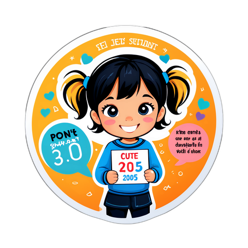 สติกเกอร์สนับสนุนการเงินสำหรับเด็กในปี 2025