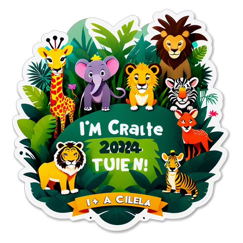 Celebrate 'I'm a Celeb 2024' Jungle Adventure Sticker