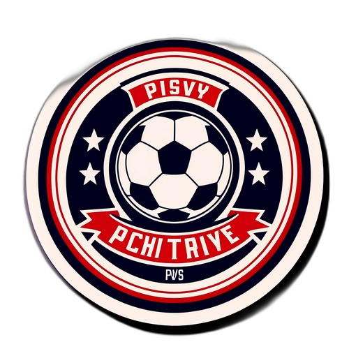 Retro stylowy sticker PSV
