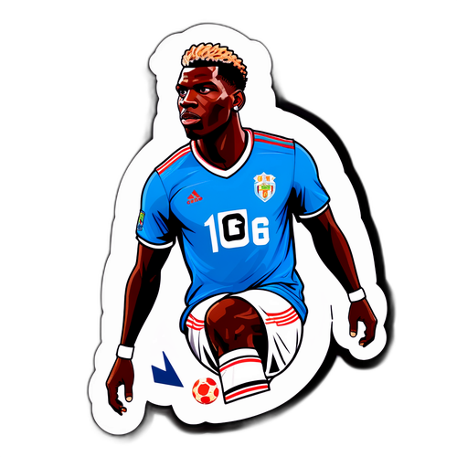 Desenho icônico de Pogba