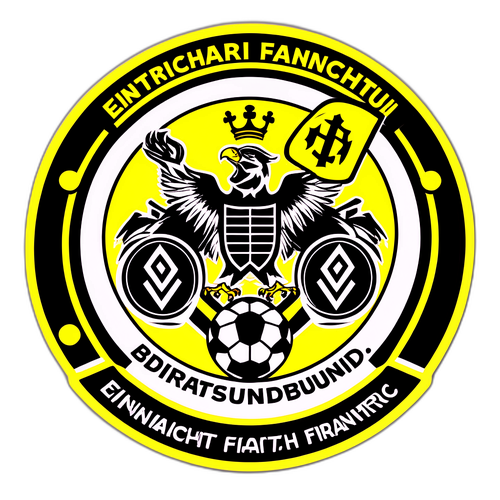 สติ๊กเกอร์แฟนบอลแฟรงก์เฟิร์ตและดอร์ทมุนด์