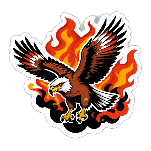 An Action-Packed Hawk in Flight