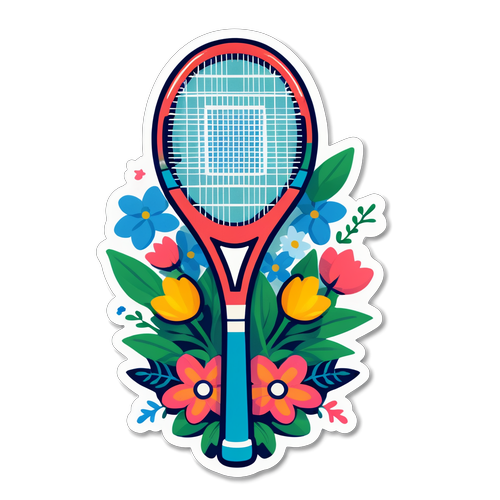 Fejr Mayar Sherif: Den Smukkeste Tennisracket Med Blomster, Du Ikke Kan Gå Glip Af!