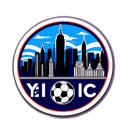 Sticker ya Mandhari ya Jiji la New York