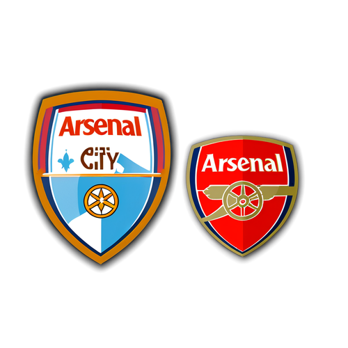 Arsenal és Manchester City Logók