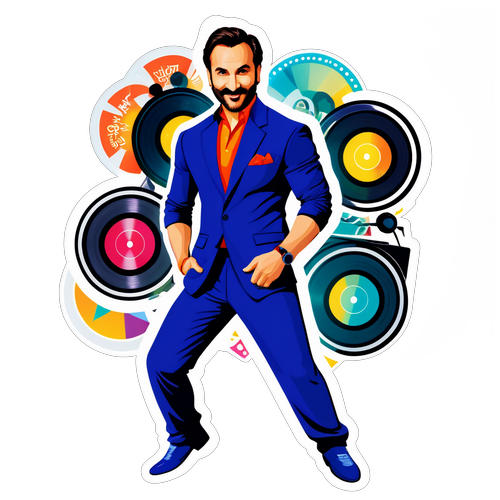 Sticker Saif Ali Khan Dinamik