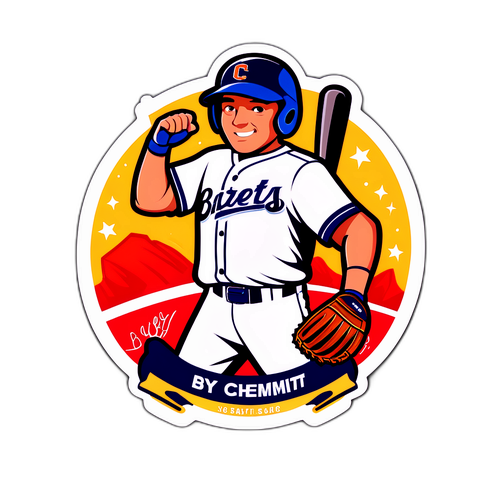 Baseball Inspired Motivational Sticker