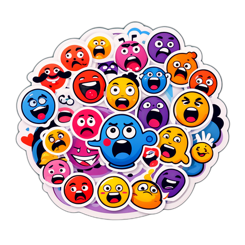 Sticker Reaksi Lucu Pada Perkataan 'Apa'