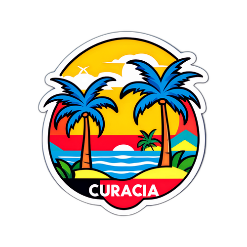 Stiker Pertandingan Curaçao vs Trinidad dan Tobago