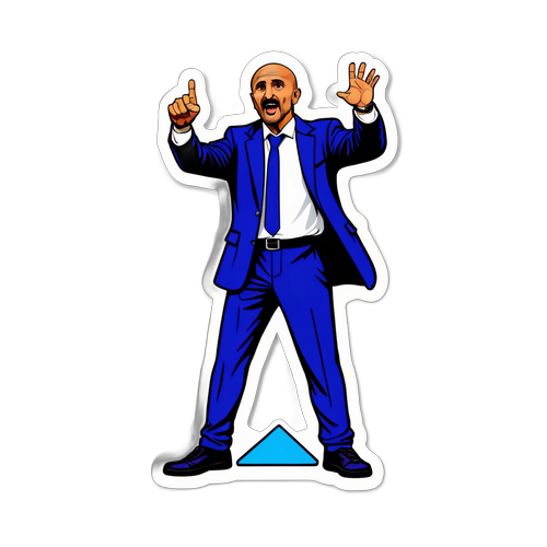 Luciano Spalletti dalam Aksi