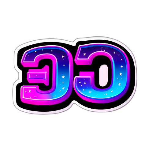 Design do número 3602 em diferentes fontes com toque neon e brilhante