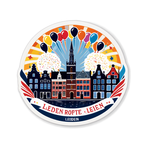 Ontdek het Spectaculaire Leven van Leiden: Historische Beelden en Feestelijke Vreugde met Ballonnen en Vuurwerk!