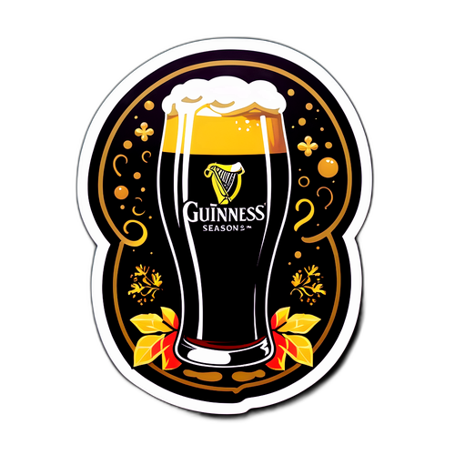 Autocollant festif pour la Saison 2 de House of Guinness