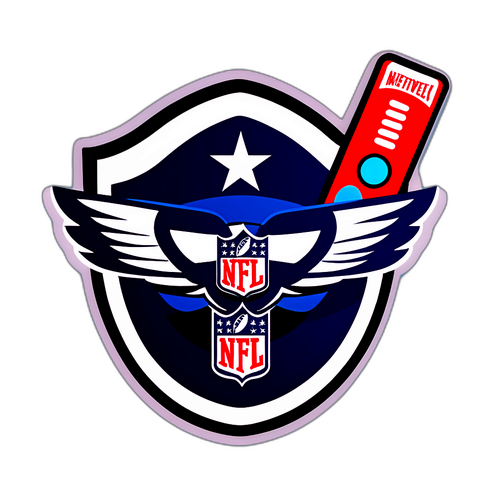 Adesivo Amigável para Assistir NFL