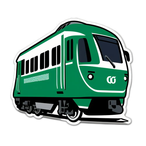 Autocollant de Train GO