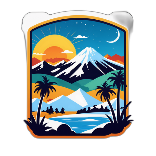 Peisaj de iarnă din Venezuela