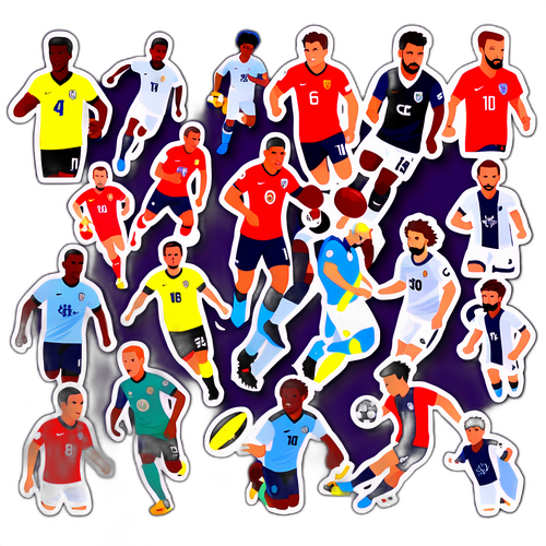 Những hình dán sống động của các đội bóng hàng đầu