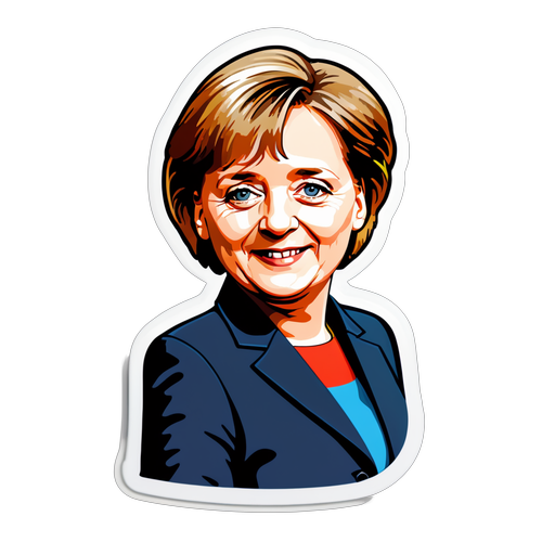 Angela Merkel Klistermärke