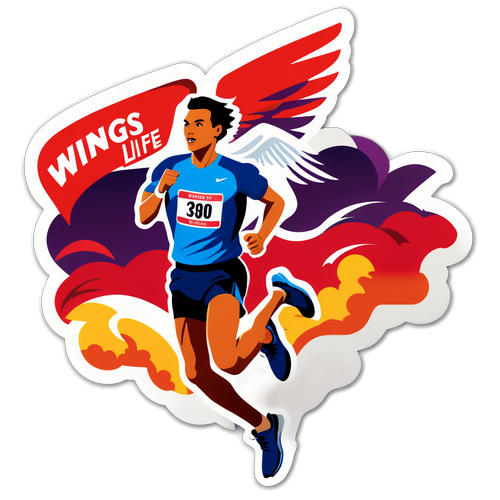Wings for Life Run Aufkleber