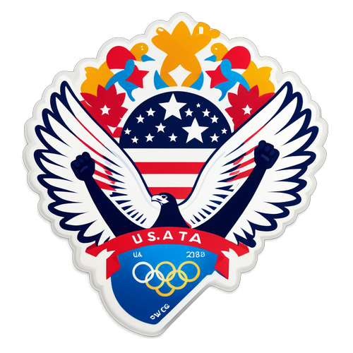 Incredible Pride: USA Women's National Team and Olympic Unity in One Stunning Sticker!