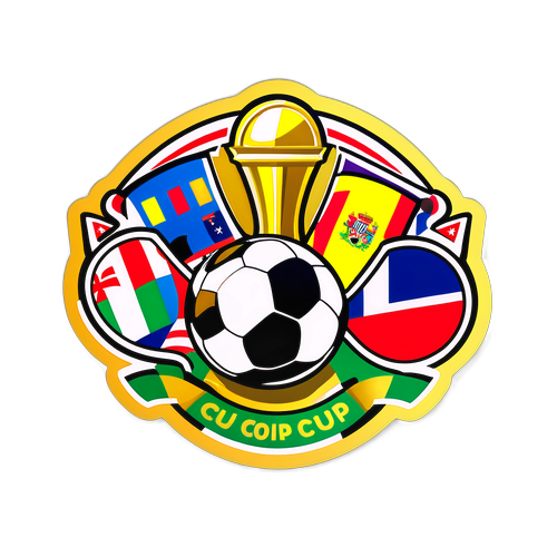 Sticker que celebra la Copa de Oro