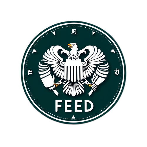 Modernes 'Fed' Logo Sticker Design