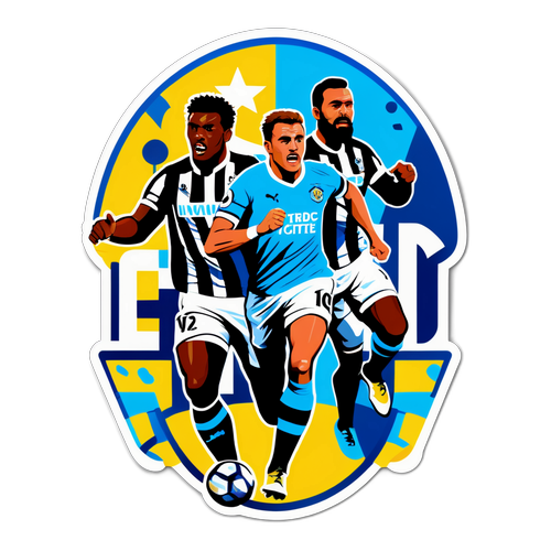 Дизайн постера до матчу Ньюкасл проти Лідс