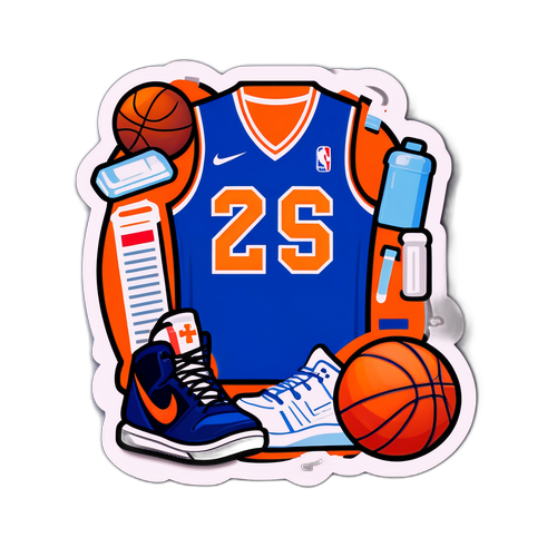 Sticker ng Ulat sa Pinsala ng Knicks
