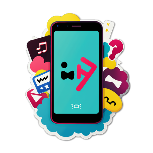 Humoristisk TikTok Forbud Sticker