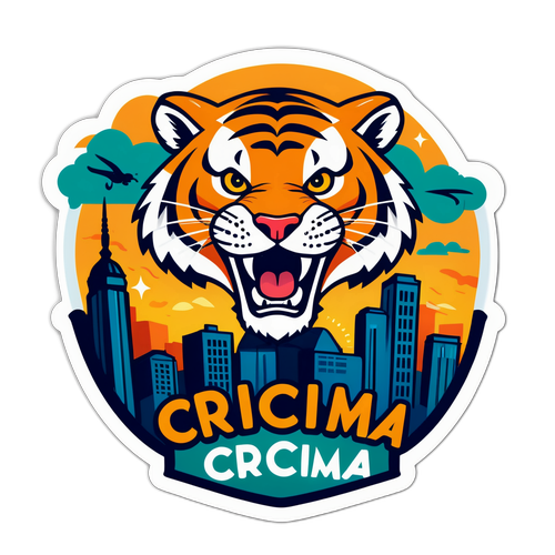 Desenho estilizado de Criciúma
