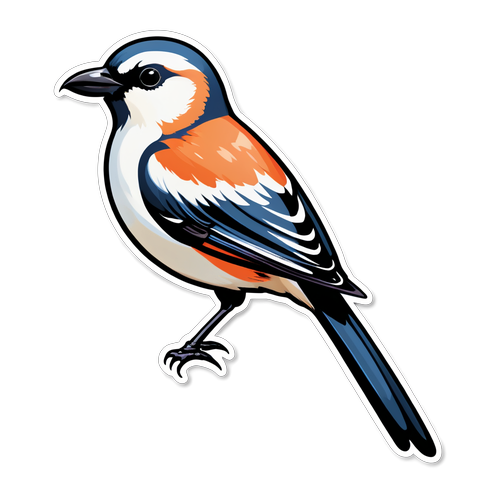 Unlock Serenity: Adorn Your Life with This Exquisite Elegant Bird Sticker!