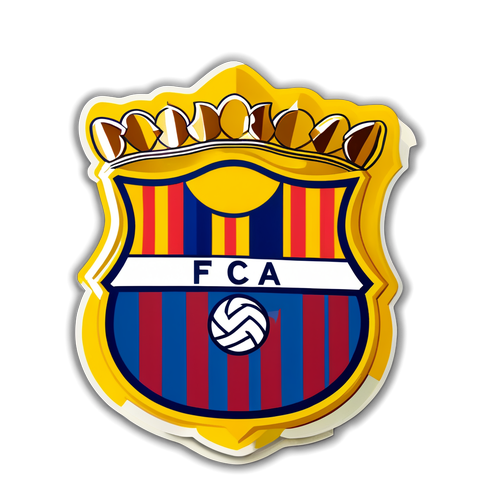 Stiker Logo Ikonik Barcelona