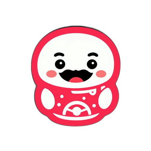 유머러스한 쿠팡 로고 디자인 스티커