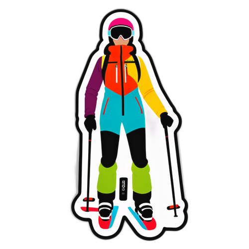 Minimalist design av Gisele Pelicots berømte skiutstyr