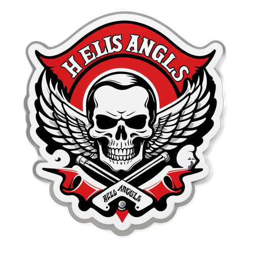 Libertate și Rebelie: Stickerul Biker Hells Angels