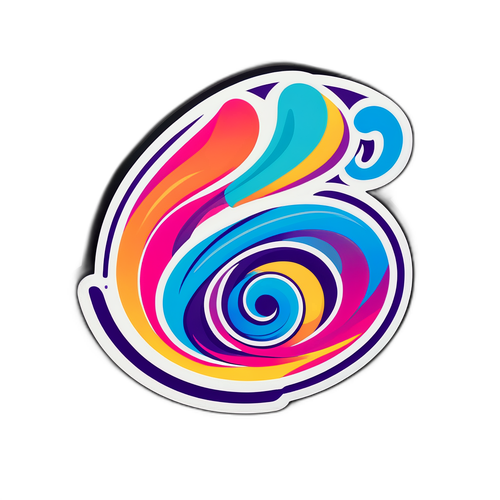 カラフルなFM802ロゴデザイン