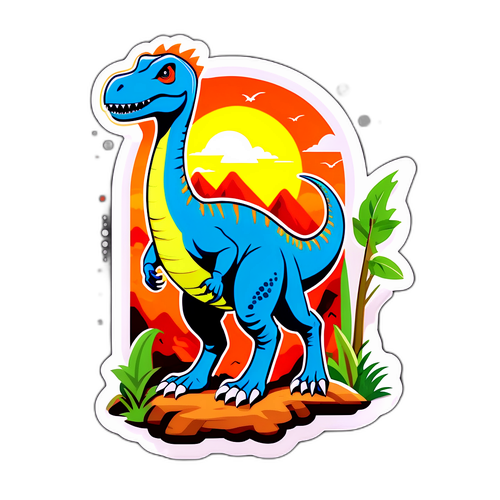 恐龙复活贴纸