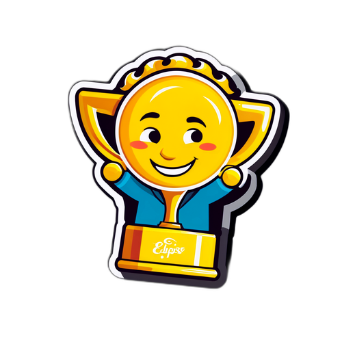 エクリプス賞を受賞した瞬間を祝うデザイン