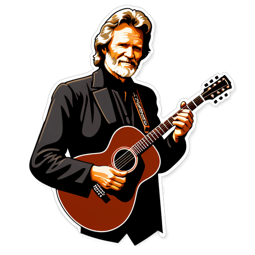 Ontdek de Tijdloze Betovering van Kris Kristofferson: Vintage Design met Zijn Gitaren!