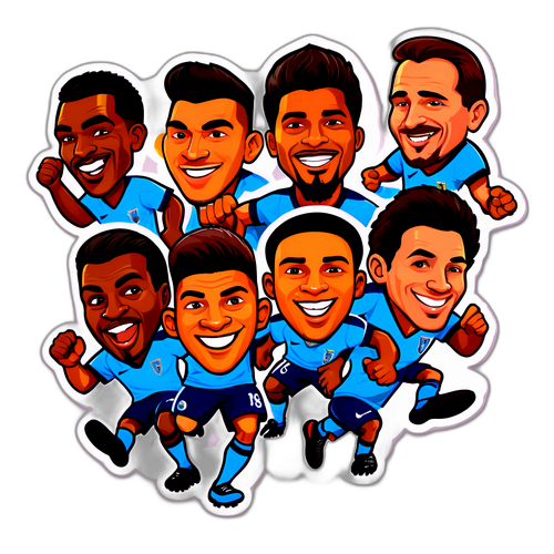 Caricaturas dos Jogadores do Unifacisa x Pinheiros