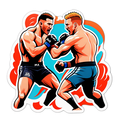 Epische MMA-wedstrijd tussen Paddy en Gaethje