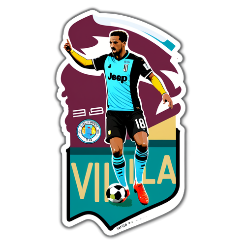 Samolepka Aston Villa – Juventus