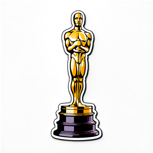 Sticker di Oscar con 'Nominee 2025'