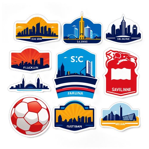 Futbol Maçı Şehirleri için Stickerlar