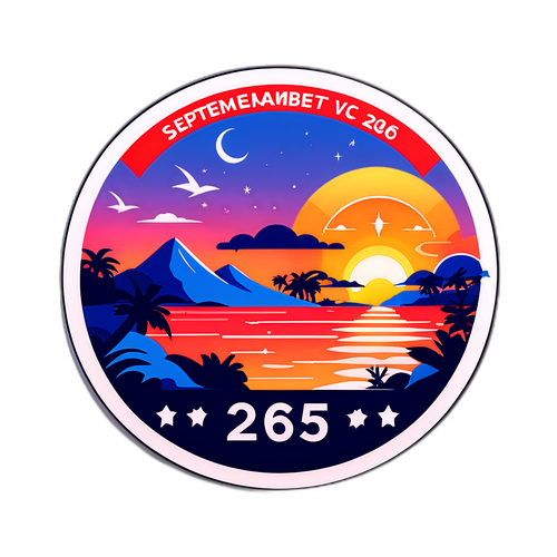 Stiker Bertemakan Kalendar untuk 16 September 2025